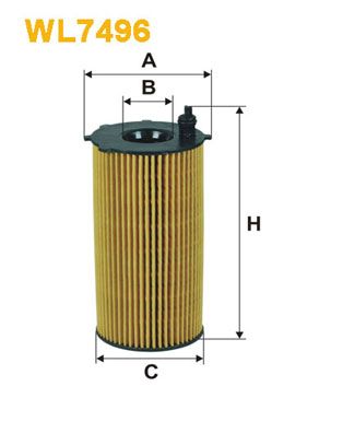 WIX FILTERS Öljynsuodatin WL7496